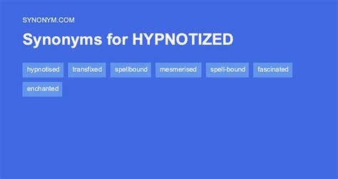 synonyms for hypnotizing